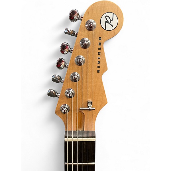 Used 2023 Reverend Ron Asheton Jetstream 390 Rock Orange Solid Body Electric Guitar