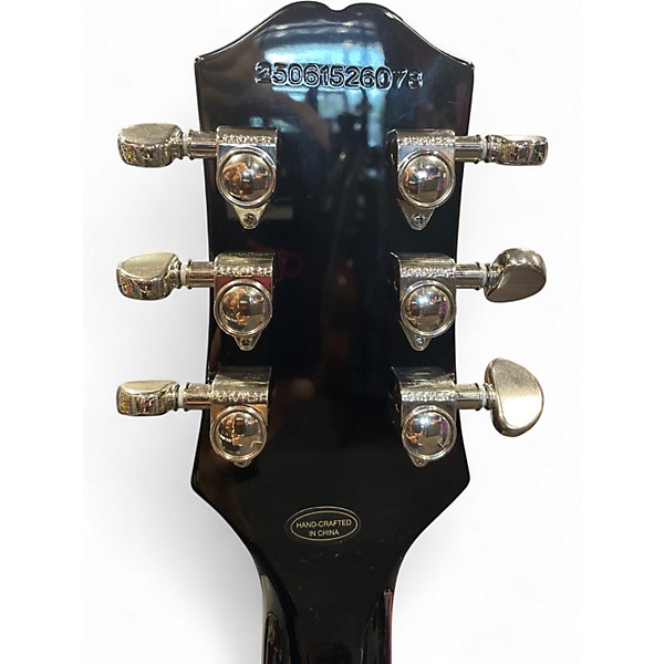 Used Epiphone Les Paul Custom Bats in Flight Ebony Burst Solid Body Electric Guitar
