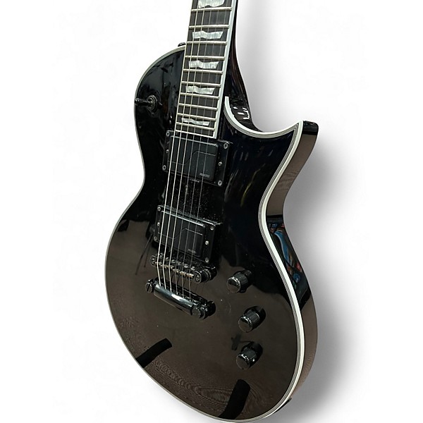 Used ESP EC1000 Deluxe Black Solid Body Electric Guitar