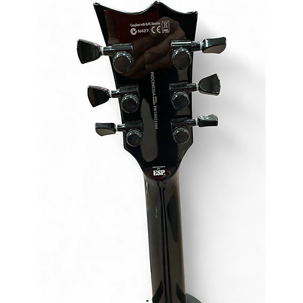 Used ESP EC1000 Deluxe Black Solid Body Electric Guitar