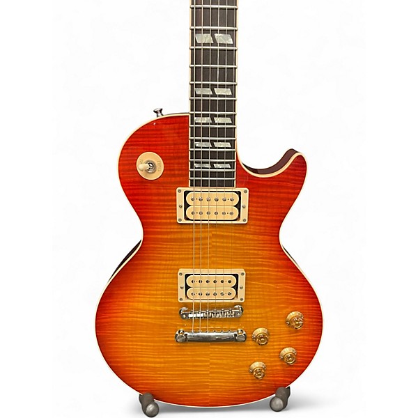 Used Gibson Custom Shop Les Paul LS Dark Cherry Burst Solid Body Electric Guitar