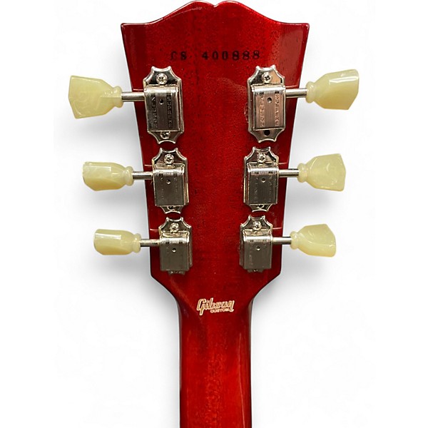 Used Gibson Custom Shop Les Paul LS Dark Cherry Burst Solid Body Electric Guitar
