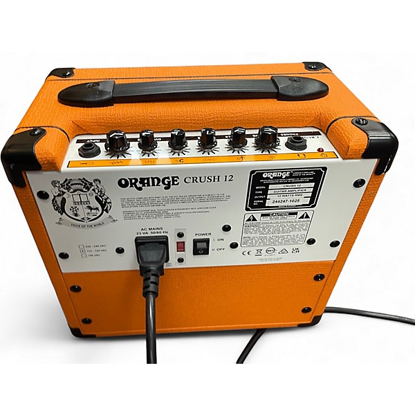 Used Orange Amplifiers Crush 12 Guitar Combo Amp