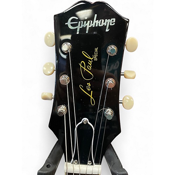 Used Epiphone Les Paul Special Double Cutaway Cherry Red Solid Body Electric Guitar