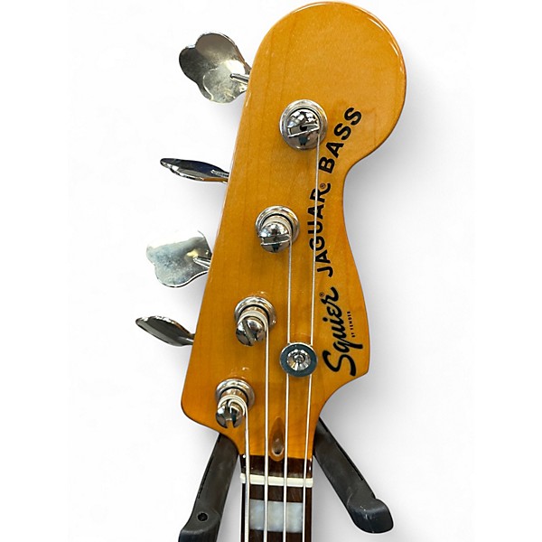 Used Squier Classic Vibe Jaguar 3 Color Sunburst Electric Bass Guitar