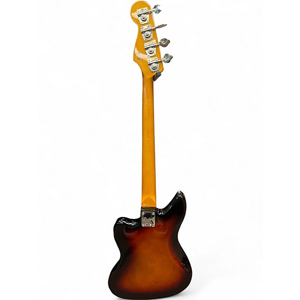 Used Squier Classic Vibe Jaguar 3 Color Sunburst Electric Bass Guitar