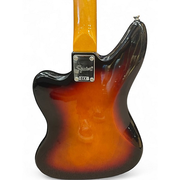 Used Squier Classic Vibe Jaguar 3 Color Sunburst Electric Bass Guitar