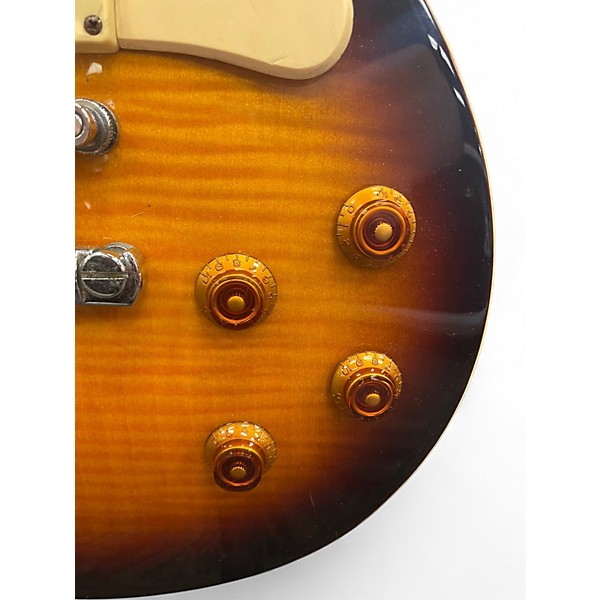 Used Epiphone les paul 2 Tone Sunburst Solid Body Electric Guitar