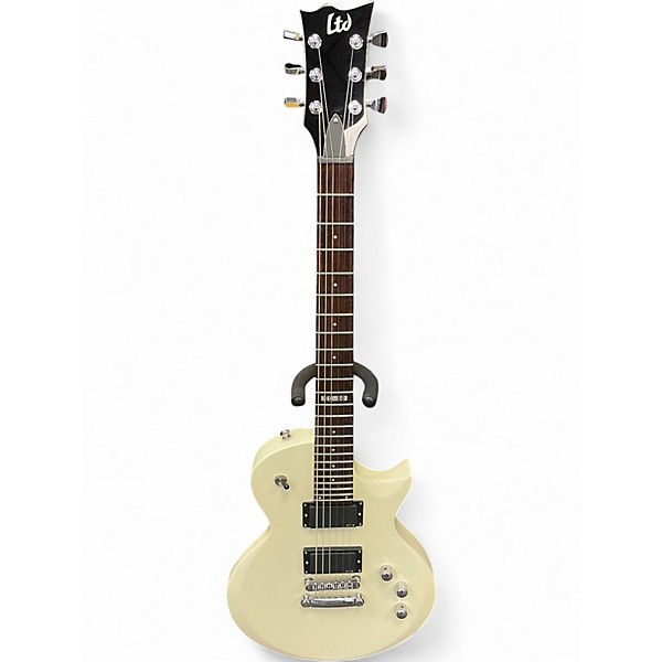 Used ESP LTD EC50 Antique Ivory Solid Body Electric Guitar