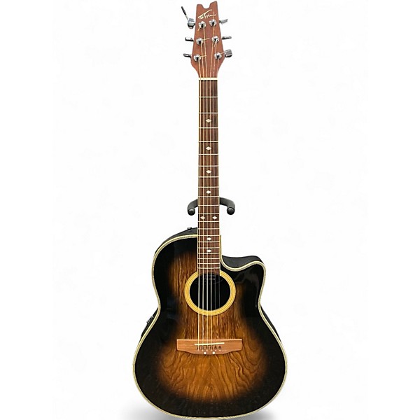 Used Applause AE36 2 Color Sunburst Acoustic Electric Guitar