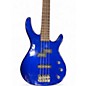 Used Squier MB4 PJ Metallic Blue Electric Bass Guitar