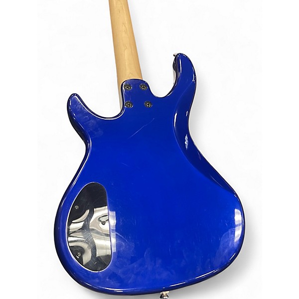 Used Squier MB4 PJ Metallic Blue Electric Bass Guitar