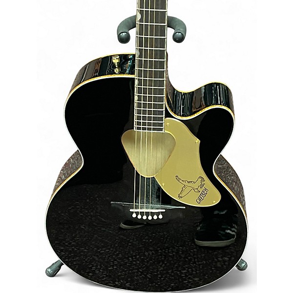 Used Gretsch Guitars GS5022CBFE Black and Gold Acoustic Electric Guitar