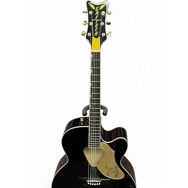 Used Gretsch Guitars GS5022CBFE Black and Gold Acoustic Electric Guitar