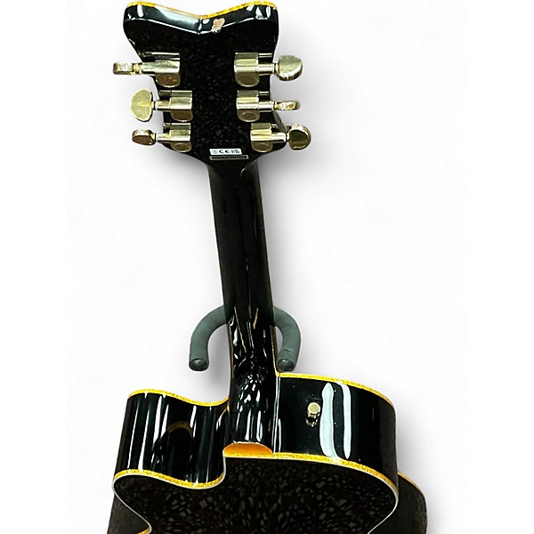 Used Gretsch Guitars GS5022CBFE Black and Gold Acoustic Electric Guitar