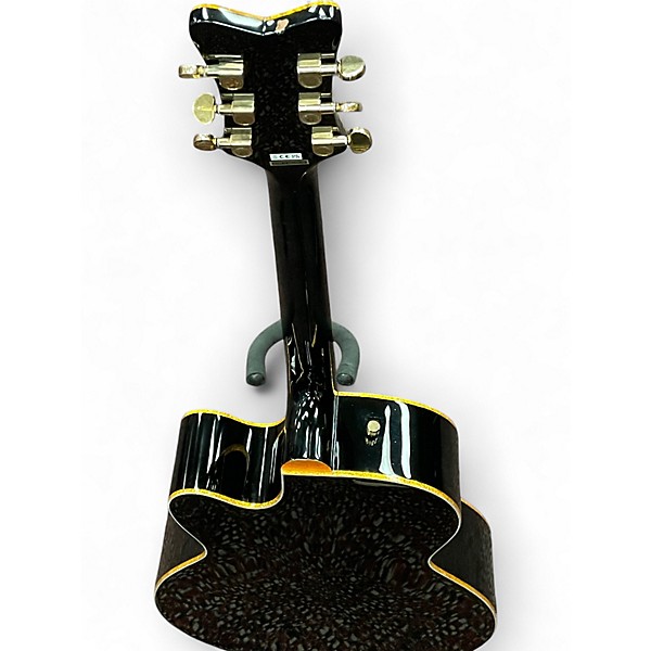 Used Gretsch Guitars GS5022CBFE Black and Gold Acoustic Electric Guitar