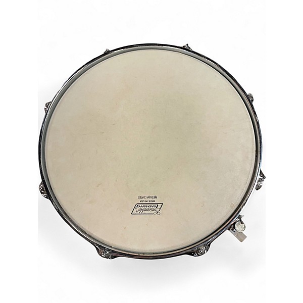 Used Ludwig 14X5 BLACK GALAXY ACROLITE ALUMINUM Black Drum
