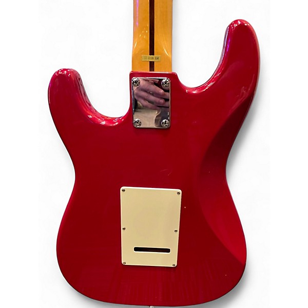 Vintage 1990s Squier SQUIER II Red Acoustic Guitar