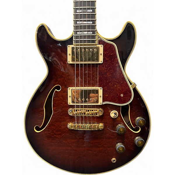 Used Ibanez AM200 VIOLIN BURST Hollow Body Electric Guitar