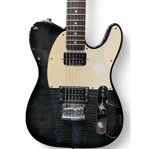 Used Schecter Guitar Research PT CUSTOM Trans Gray Solid Body Electric Guitar