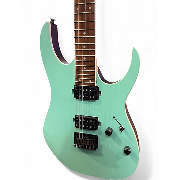 Used 2023 Ibanez RG421S Sea Shore Matte Solid Body Electric Guitar