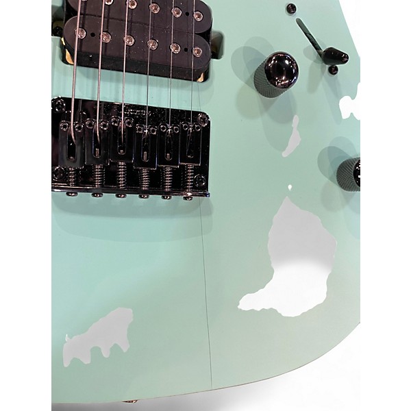 Used 2023 Ibanez RG421S Sea Shore Matte Solid Body Electric Guitar