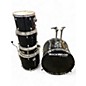 Used Rockwood By Hohner 5 Piece Drum Set Black Drum Kit thumbnail