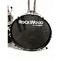 Used Rockwood By Hohner 5 Piece Drum Set Black Drum Kit
