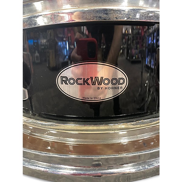 Used Rockwood By Hohner 5 Piece Drum Set Black Drum Kit
