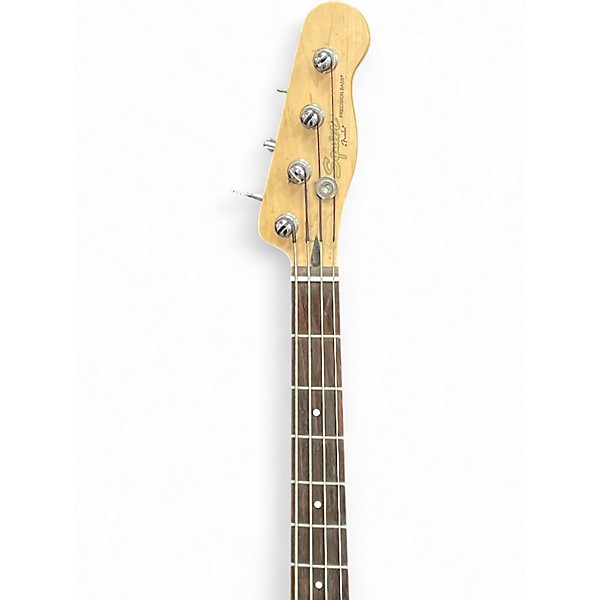 Used Squier Mike Dirnt Signature Precision Bass Arctic White Electric Bass Guitar