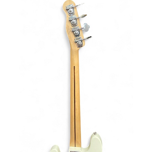 Used Squier Mike Dirnt Signature Precision Bass Arctic White Electric Bass Guitar