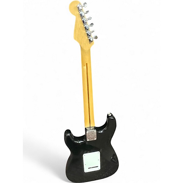 Used Fender SQUIER SERIES JAZZ BASS Black and White Electric Bass Guitar