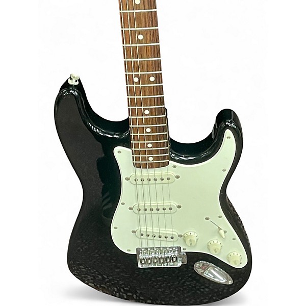 Used Fender SQUIRE SERIES STRATOCASTER Black Solid Body Electric Guitar