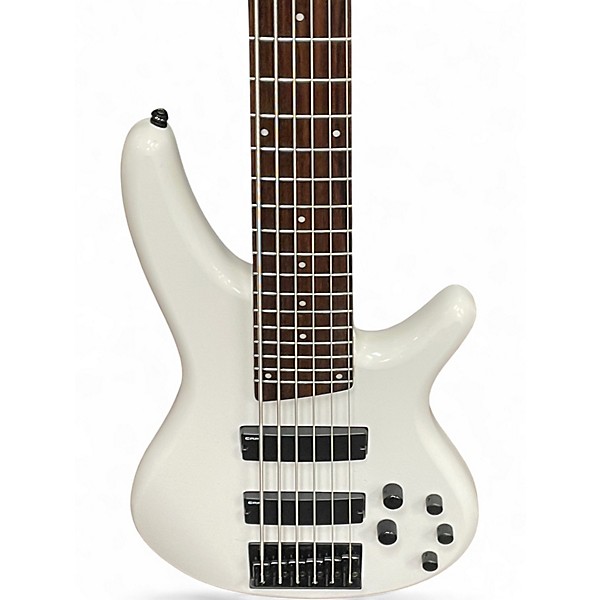 Used Ibanez SR306 White Electric Bass Guitar