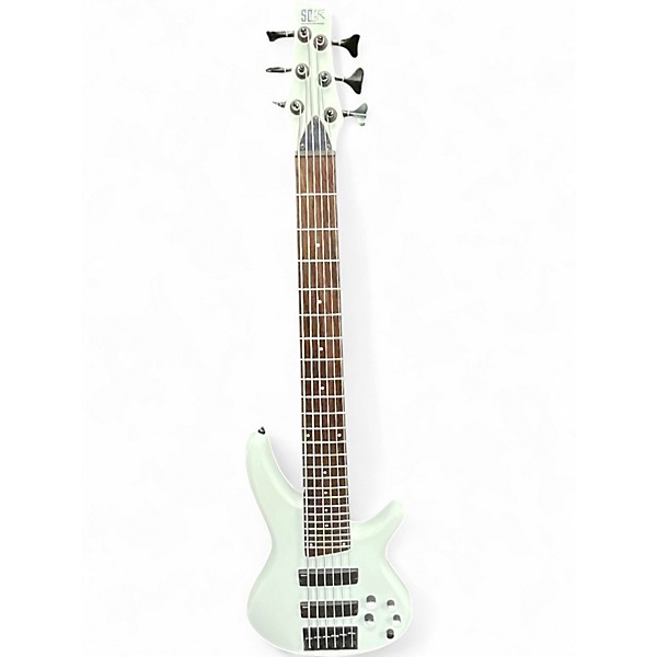 Used Ibanez SR306 White Electric Bass Guitar
