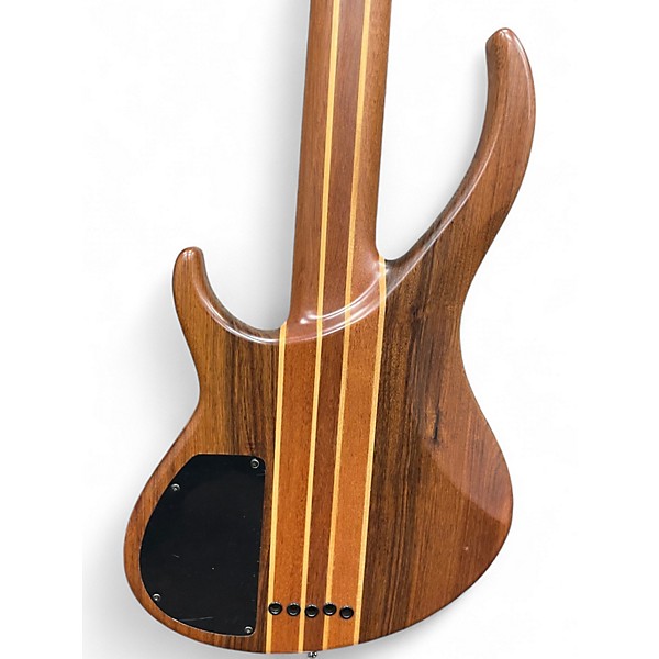 Used Peavey Grind BXP 5 String Walnut Electric Bass Guitar