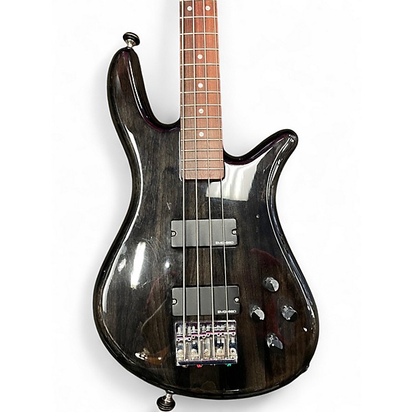 Used Spector Legend 4 Standard Trans Black Electric Bass Guitar