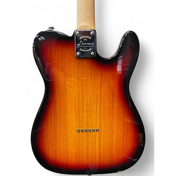 Used Donner 39' SINGLECUT Sunburst Solid Body Electric Guitar