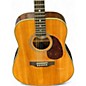 Used Luna D50 Natural Acoustic Guitar