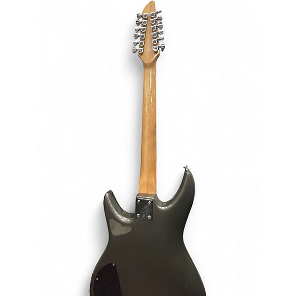 Vintage 1980s Peavey MILSETONE 12 Metallic Gray Solid Body Electric Guitar