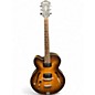 Used Ibanez AF55T Left Handed flat tobacco Hollow Body Electric Guitar thumbnail