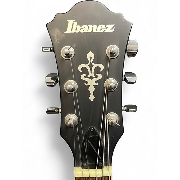 Used Ibanez AF55T Left Handed flat tobacco Hollow Body Electric Guitar
