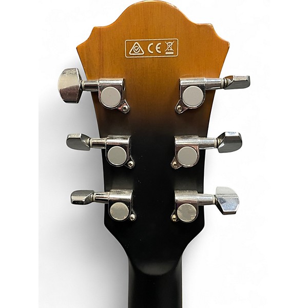 Used Ibanez AF55T Left Handed flat tobacco Hollow Body Electric Guitar