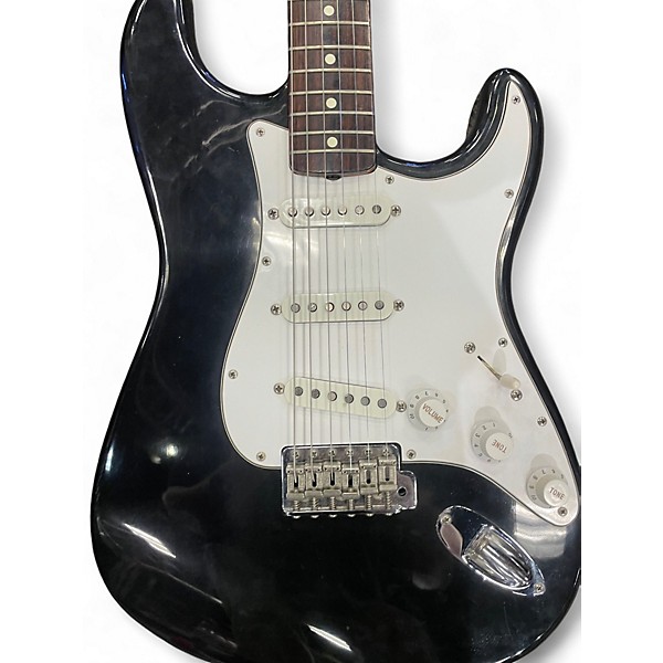 Vintage 1988 Fender Stratocaster Black Solid Body Electric Guitar