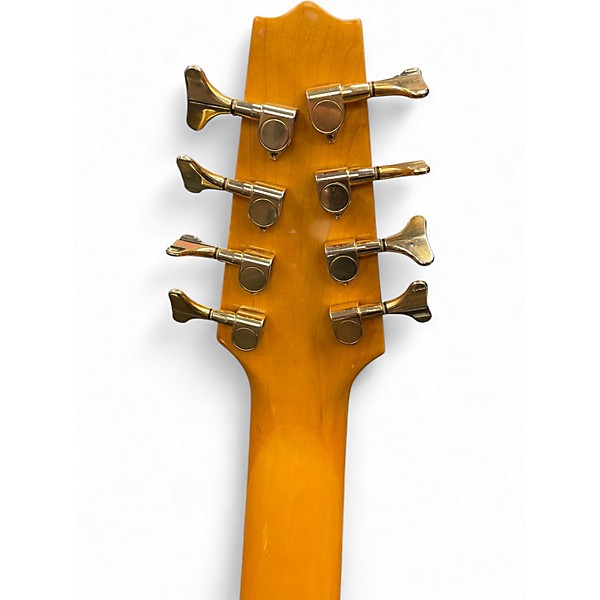 Used Galveston 8 string Natural Electric Bass Guitar