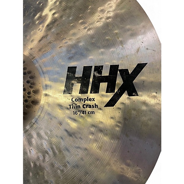 Used SABIAN 16in HHX Complex Thin Crash Cymbal