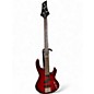 Used 2011 ESP LTD B50 Trans Red Electric Bass Guitar thumbnail