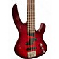 Used 2011 ESP LTD B50 Trans Red Electric Bass Guitar