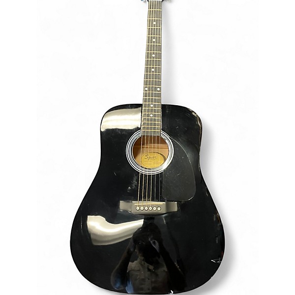 Used Squier SA150 Black Acoustic Guitar