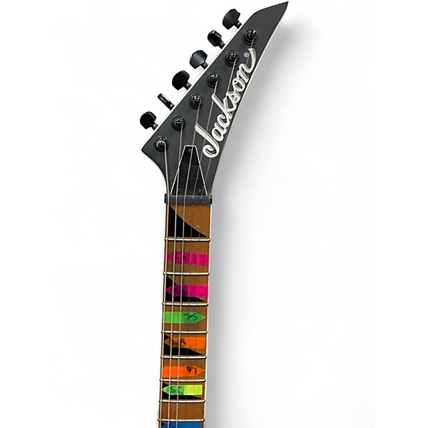 Used Jackson JS Series Dinky Arch Top JS24 DKAM Black Stain Solid Body Electric Guitar